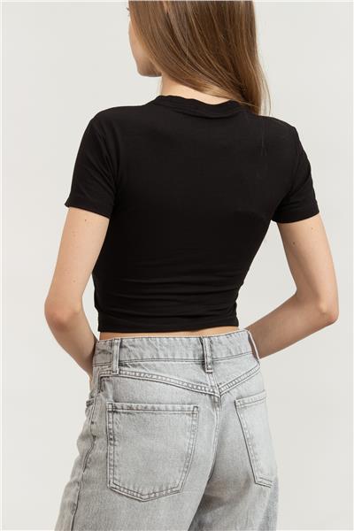 Versace Jeans Couture Kadın Bisiklet Yaka T-Shirt