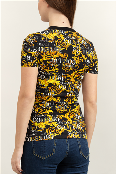 Versace Jeans Couture Kadın Bisiklet Yaka T-Shirt