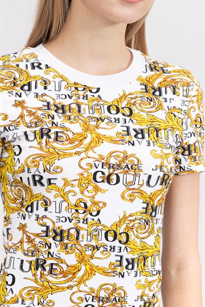 Versace Jeans Couture Kadın Bisiklet Yaka T-Shirt