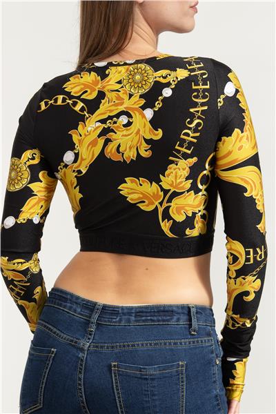 Versace Jeans Couture Kadın Bisiklet Yaka T-Shirt