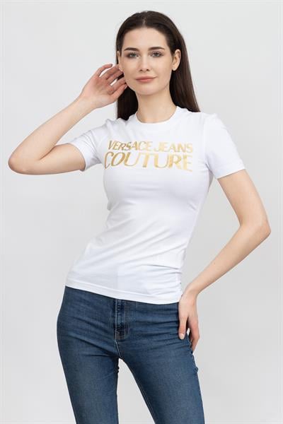 Versace Jeans Couture Kadın Bisiklet Yaka T-Shirt