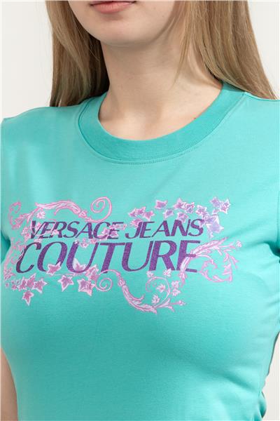 Versace Jeans Couture Kadın Bisiklet Yaka T-Shirt