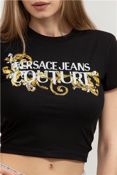Versace Jeans Couture Kadın Bisiklet Yaka T-Shirt