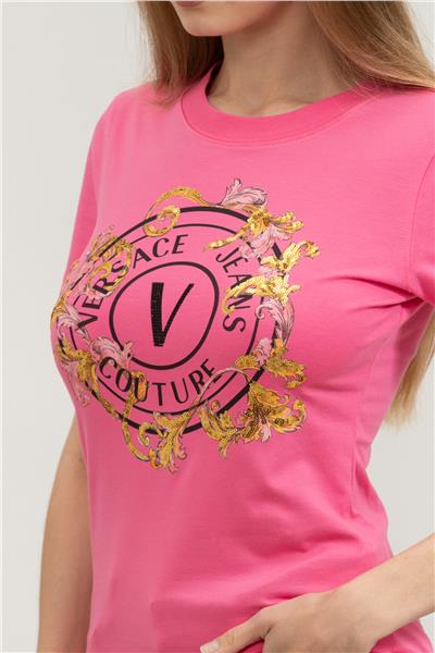 Versace Jeans Couture Kadın Bisiklet Yaka T-Shirt