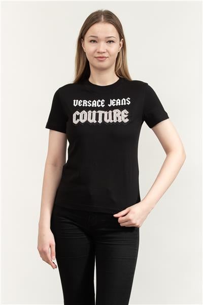 Versace Jeans Couture Kadın Bisiklet Yaka T-Shirt