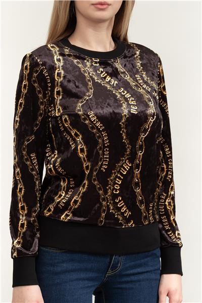 Versace Jeans Couture Kadın Bisiklet Yaka Sweatshirt