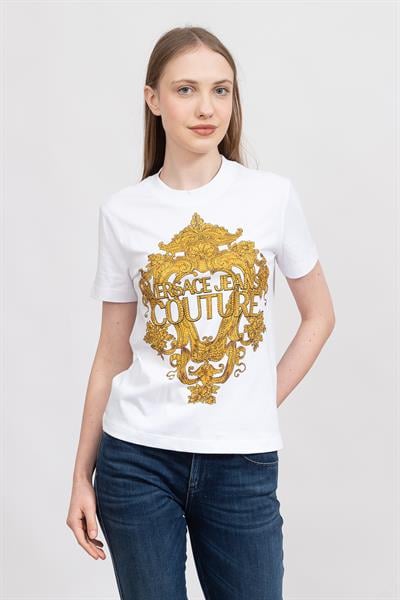 Versace Jeans Couture Kadın Bisiklet Yaka T-Shirt