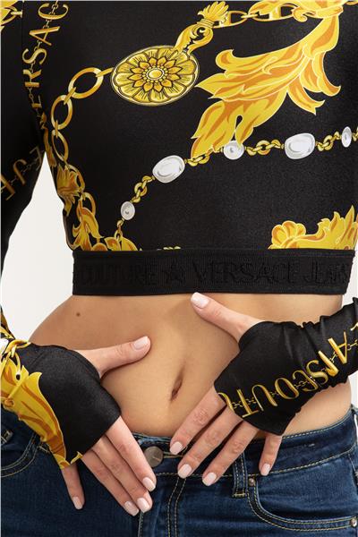 Versace Jeans Couture Kadın Bisiklet Yaka T-Shirt