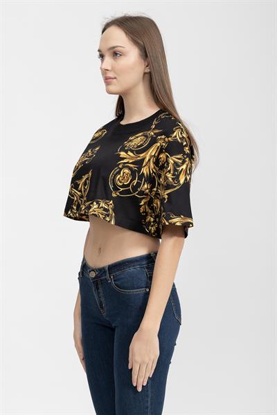 Versace Jeans Couture Kadın Bisiklet Yaka T-Shirt