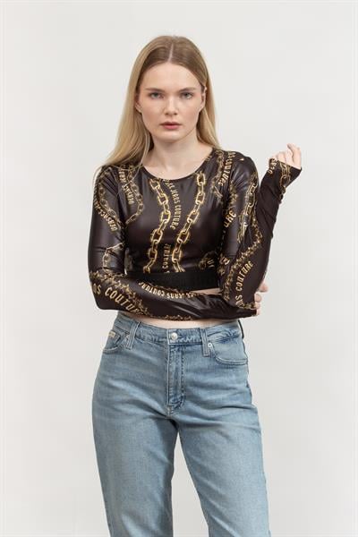 Versace Jeans Couture Kadın Bisiklet Yaka T-Shirt