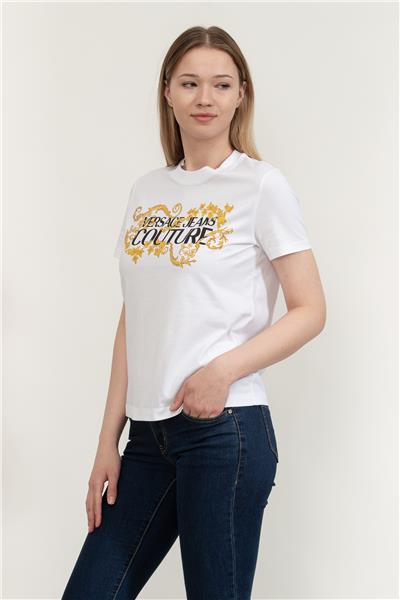 Versace Jeans Couture Kadın Bisiklet Yaka T-Shirt