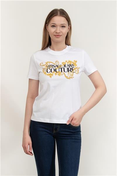 Versace Jeans Couture Kadın Bisiklet Yaka T-Shirt