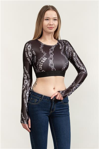 Versace Jeans Couture Kadın Bisiklet Yaka T-Shirt