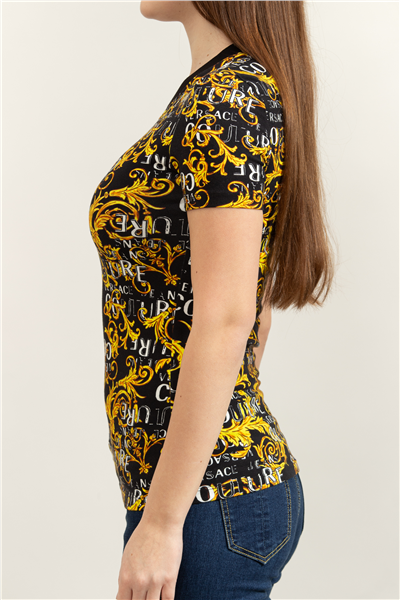 Versace Jeans Couture Kadın Bisiklet Yaka T-Shirt