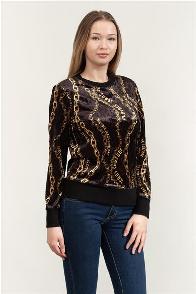 Versace Jeans Couture Kadın Bisiklet Yaka Sweatshirt