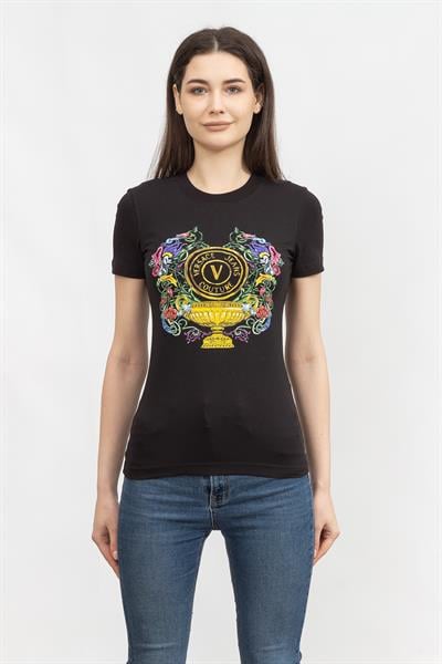 Versace Jeans Couture Kadın Bisiklet Yaka T-Shirt