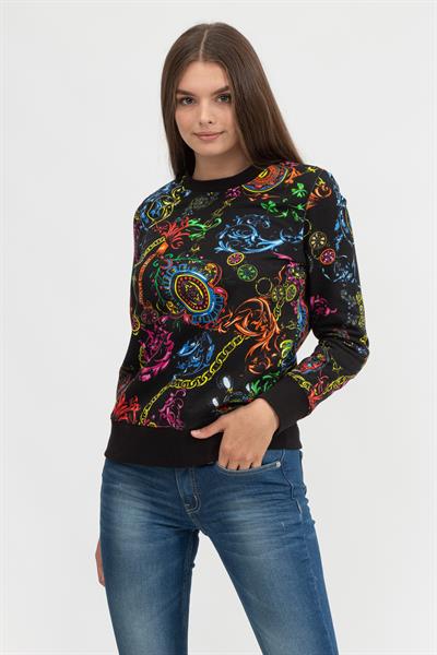 Versace Jeans Couture Kadın Bisiklet Yaka Sweatshirt