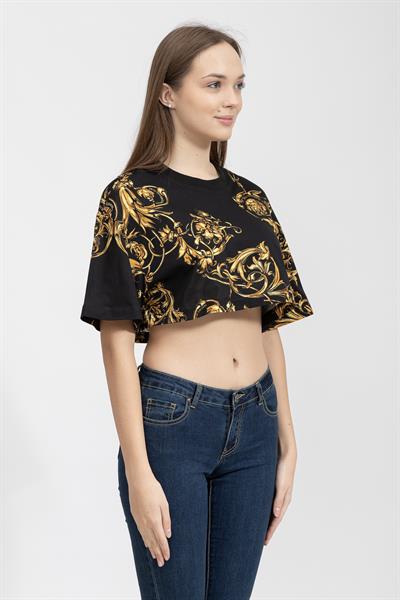 Versace Jeans Couture Kadın Bisiklet Yaka T-Shirt