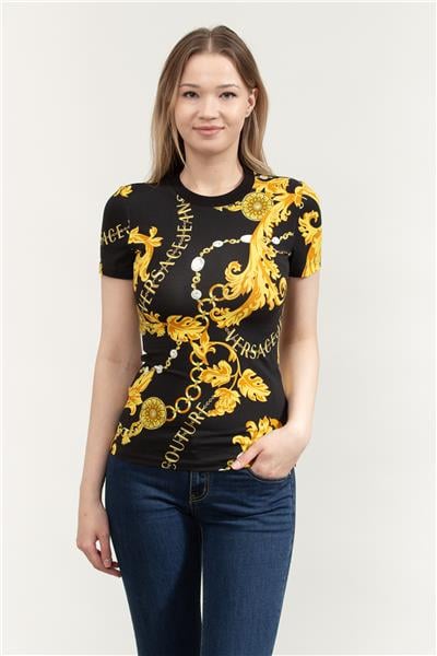 Versace Jeans Couture Kadın Bisiklet Yaka T-Shirt