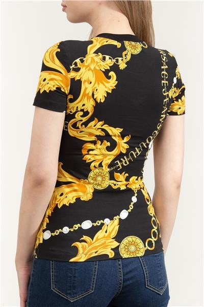 Versace Jeans Couture Kadın Bisiklet Yaka T-Shirt