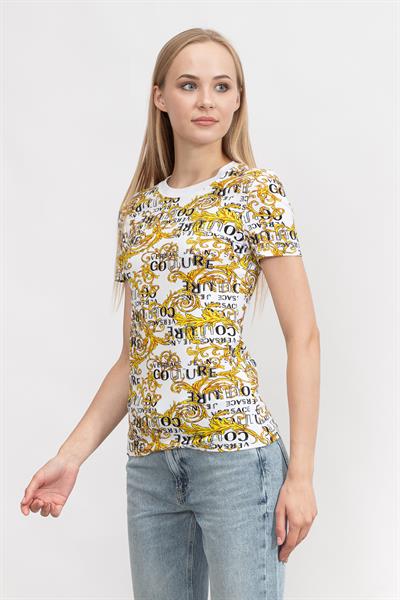 Versace Jeans Couture Kadın Bisiklet Yaka T-Shirt