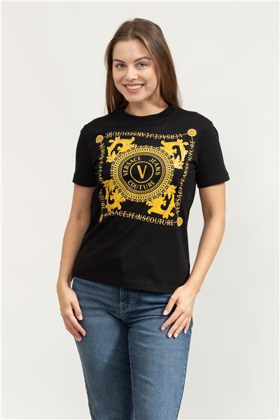 Versace Jeans Couture Kadın Bisiklet Yaka T-Shirt