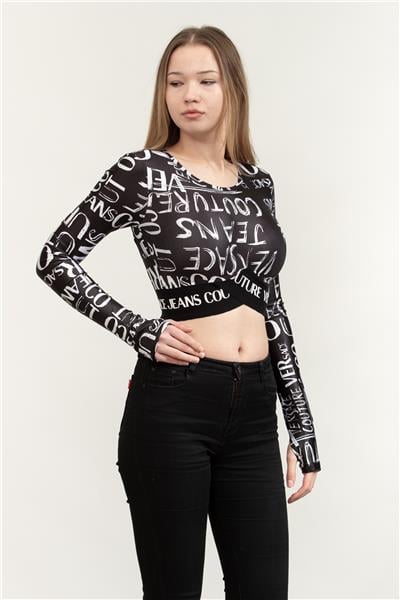 Versace Jeans Couture Kadın Bisiklet Yaka T-Shirt