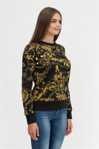 Versace Jeans Couture Kadın Bisiklet Yaka Sweatshirt