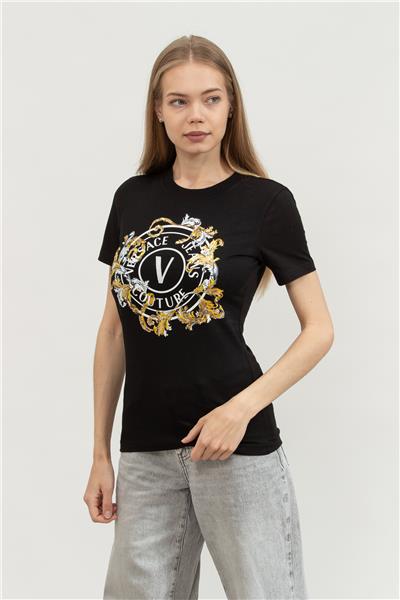 Versace Jeans Couture Kadın Bisiklet Yaka T-Shirt