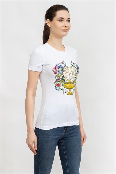 Versace Jeans Couture Kadın Bisiklet Yaka T-Shirt