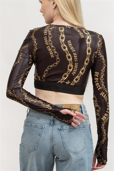 Versace Jeans Couture Kadın Bisiklet Yaka T-Shirt