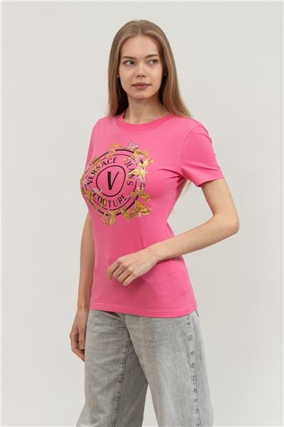 Versace Jeans Couture Kadın Bisiklet Yaka T-Shirt