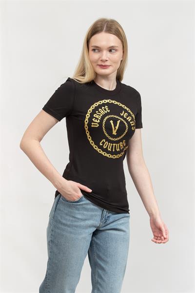 Versace Jeans Couture Kadın Bisiklet Yaka T-Shirt