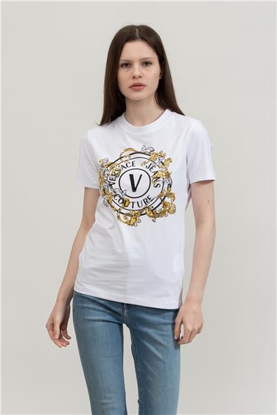Versace Jeans Couture Kadın Bisiklet Yaka T-Shirt