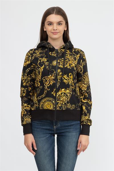 Versace Jeans Couture Kadın Fermuarlı Sweatshirt