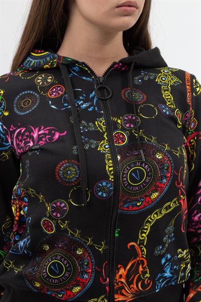 Versace Jeans Couture Kadın Fermuarlı Sweatshirt