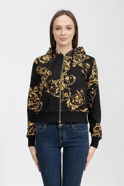 Versace Jeans Couture Kadın Fermuarlı Sweatshirt
