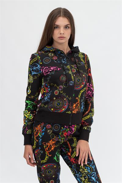 Versace Jeans Couture Kadın Fermuarlı Sweatshirt