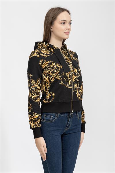 Versace Jeans Couture Kadın Fermuarlı Sweatshirt