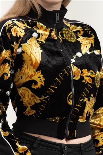 Versace Jeans Couture Kadın Fermuarlı Sweatshirt