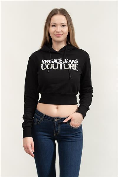 Versace Jeans Couture Kadın Kapüşonlu Sweatshirt