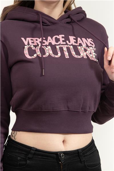 Versace Jeans Couture Kadın Kapüşonlu Sweatshirt