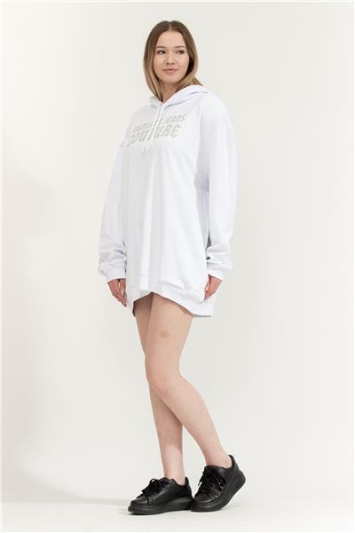 Versace Jeans Couture Kadın Kapüşonlu Sweatshirt