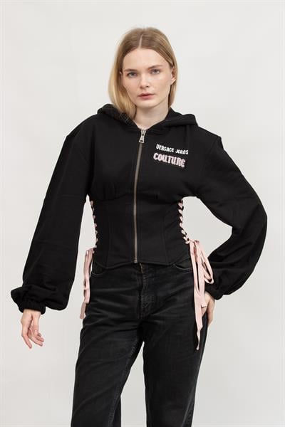 Versace Jeans Couture Kadın Kapüşonlu Sweatshirt