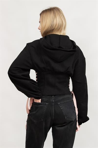 Versace Jeans Couture Kadın Kapüşonlu Sweatshirt