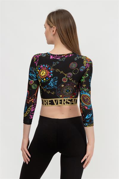 Versace Jeans Couture Kadın Uzun Kollu T-Shirt