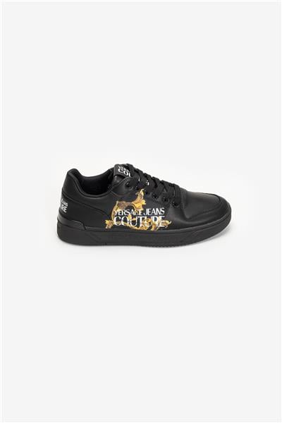 Versace Jeans Couture Leather Baroque Print Erkek Sneaker