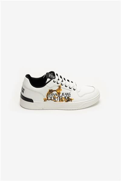 Versace Jeans Couture Leather Baroque Print Erkek Sneaker