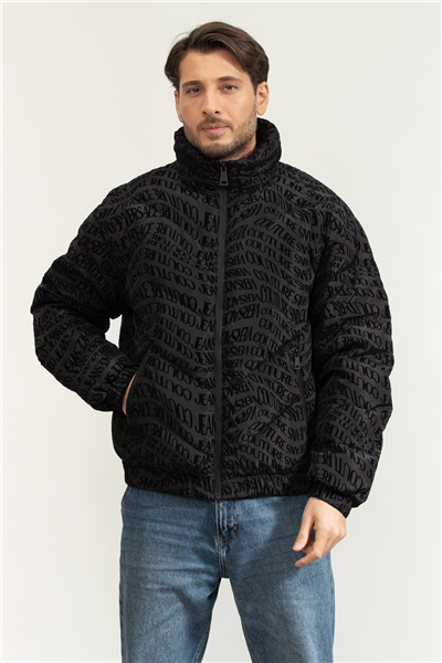 Versace Jeans Couture NY 50D Pr. All Liquify Flock Erkek Şişme Mont