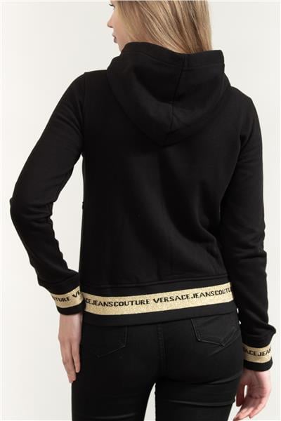 Versace Jeans Couture R Vemblem S Embro Kadın Fermuarlı Sweatshirt